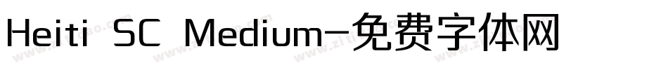 Heiti SC Medium字体转换